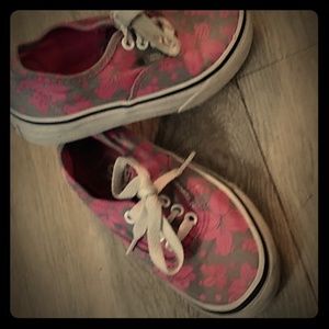 Toddler Authentic (Flower Polka) Frost Gray/Azalea